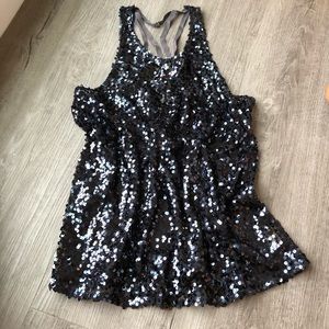 Free People Sequin Tank Size Medium